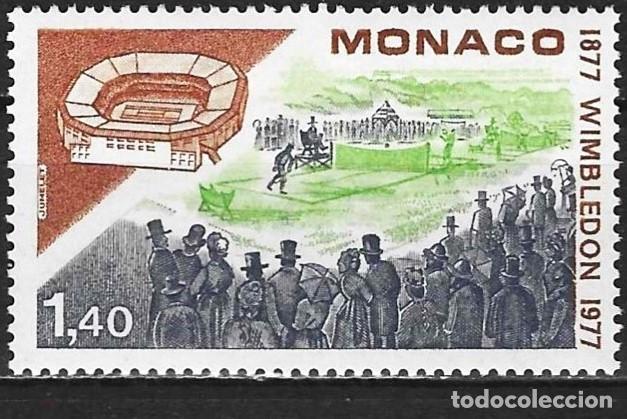 Sellos: Monaco 1977 - Mi 1298 - YT 1122 - Campeonato de Tenis de Wimbledon - MNH**