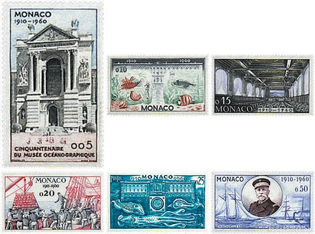 Sellos: 251635 HINGED MONACO 1960 50 ANIVERSARIO DEL MUSEO OCEANOGRAFICO