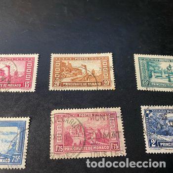 Timbres: MONACO SELLOS DE 1933 A 1937 DE LA SERIE DEL 119 AL 134 RESTO DE SERIE