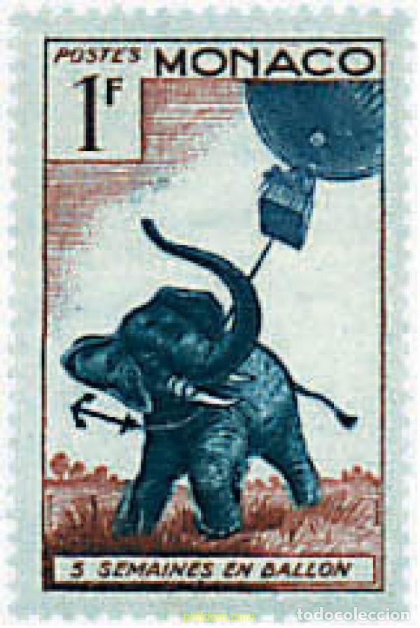 Sellos: 788730 MNH MONACO 1955 50 ANIVERSARIO DE LA MUERTE DE JULIO VERNE
