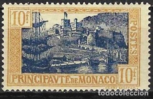 Sellos: Monaco 1925 - Mi 103 - YT 103 - El puerto - MH*