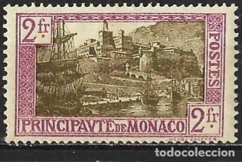 Sellos: Monaco 1925 - Mi 100 - YT 100 - El puerto - MH*
