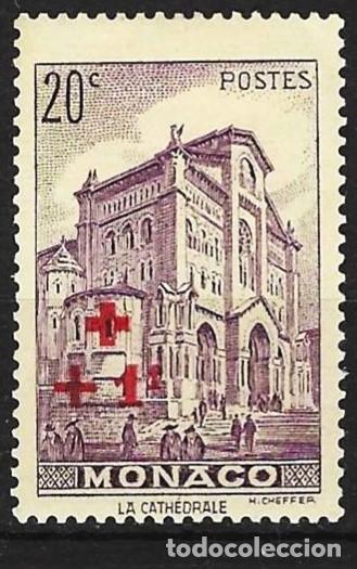 Sellos: Monaco 1940 - Mi 205 - YT 200 - La Cruz Roja - MH*