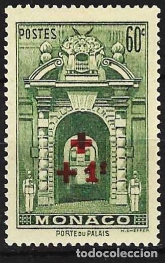 Sellos: Monaco 1940 - Mi 211 - YT 206 - La Cruz Roja - MH*