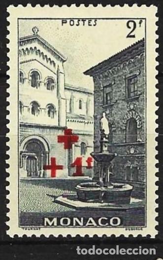 Sellos: Monaco 1940 - Mi 214 - YT 209 - La Cruz Roja - MH*