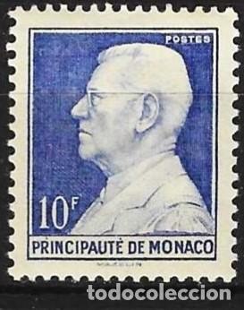 Sellos: Monaco 1946 - Mi 312 - YT 284 - El principe Luis II - MH*