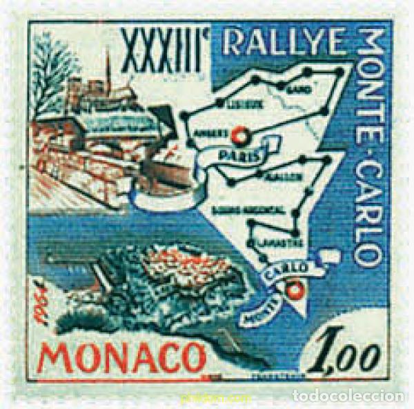 Sellos: 44821 MNH MONACO 1963 33 RALLY AUTOMOVILISTICO DE MONTECARLO