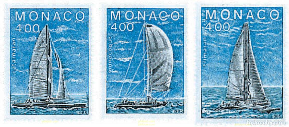 Sellos: 138857 MNH MONACO 1985 REGATA TRANSATLANTICA MONACO-NUEVA YORK