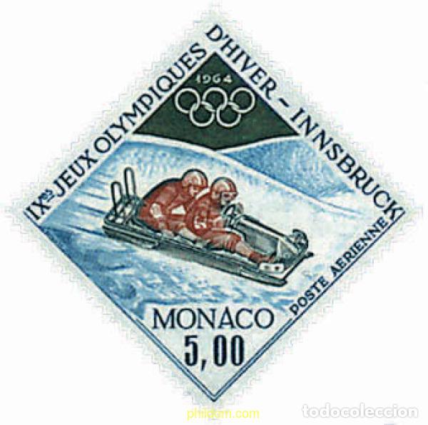Sellos: 345138 MNH MONACO 1964 18 JUEGOS OLIMPICOS VERANO TOKIO 1964 - 9 JUEGOS OLIMPICOS INVIERNO INNSBRUC