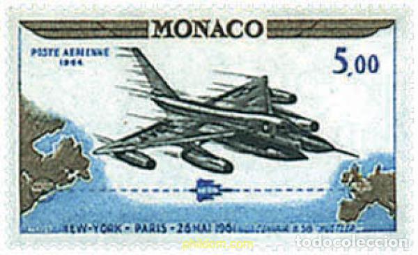Sellos: 227424 MNH MONACO 1964 50 ANIVERSARIO DEL RALLYE AEREO DE MONACO