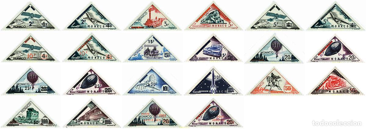 Sellos: 82887 MNH MONACO 1956 MEDIOS DE TRANSPORTE