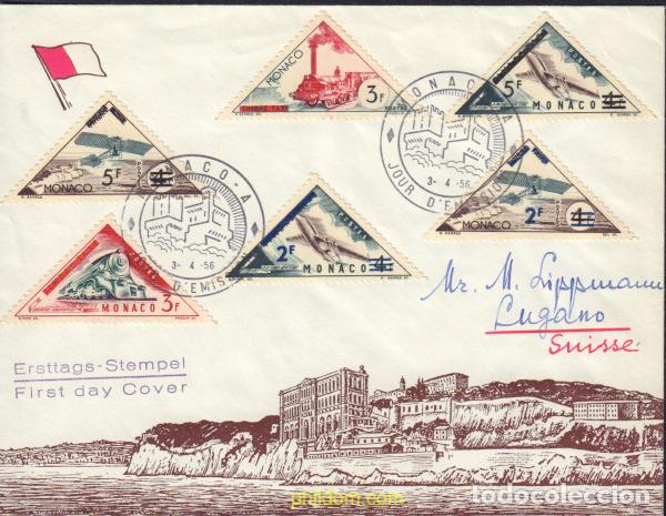 Sellos: 536352 MNH MONACO 1956 MEDIOS DE TRANSPORTE