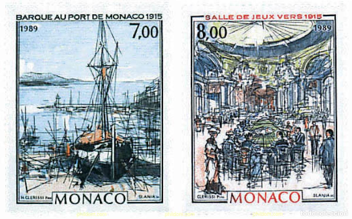 Sellos: 32952 MNH MONACO 1989 MONACO Y MONTECARLO EN LA BELLE EPOQUE