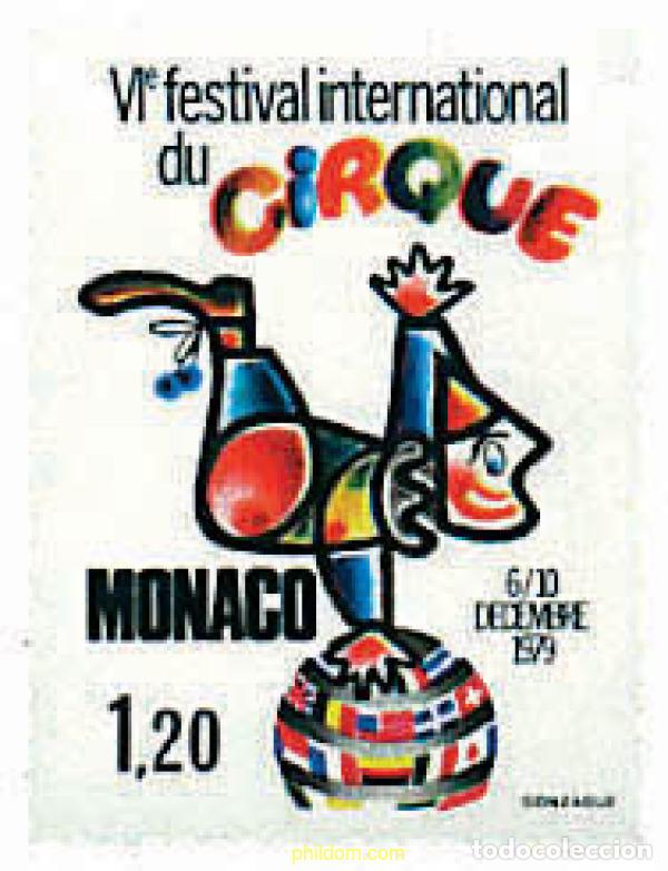Sellos: 32573 MNH MONACO 1979 6 FESTIVAL INTERNACIONAL DEL CIRCO DE MONTECARLO