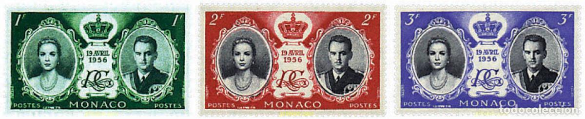 Sellos: 789464 MNH MONACO 1956 BODA DEL PRINCIPE RAINIERO Y GRACE KELLY