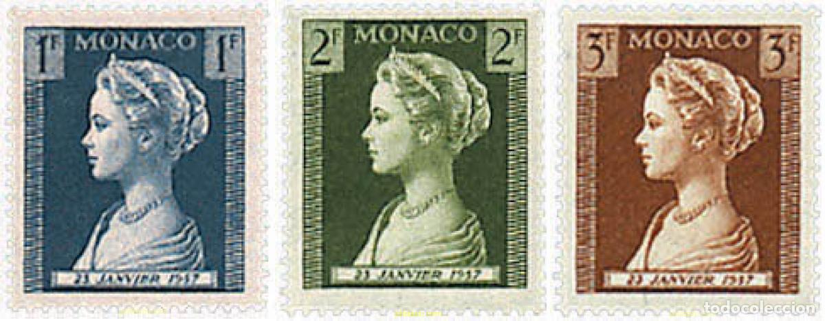 Sellos: 789463 MNH MONACO 1957 NACIMIENTO DE LA PRINCESA CAROLINA