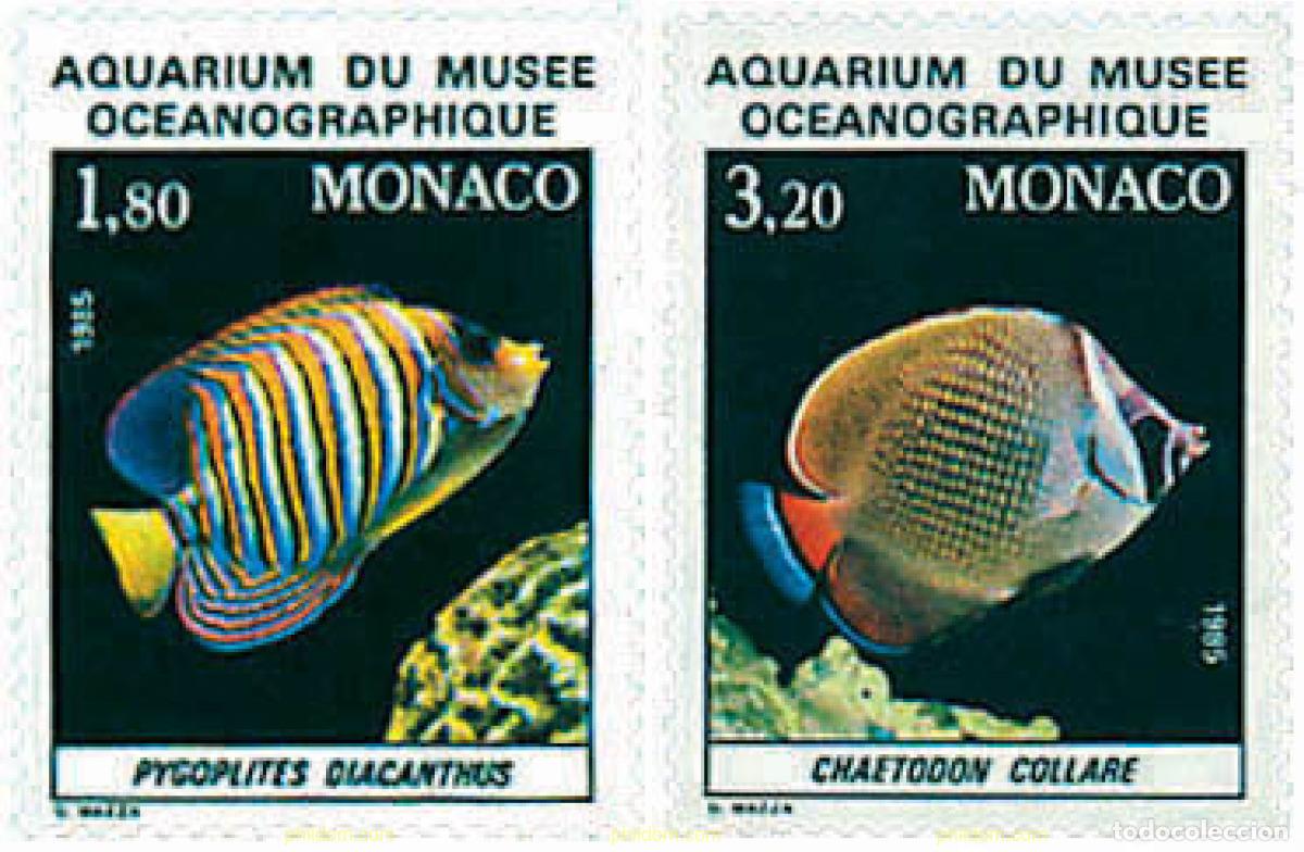 Sellos: 283942 MNH MONACO 1985 PECES DEL MUSEO OCEANOGRAFICO DE MONACO