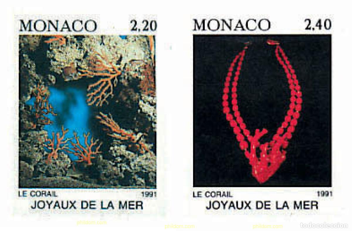 Sellos: 32586 MNH MONACO 1991 JOYAS DEL MAR. EXPOSICION EN EL MUSEO OCEANOGRAFICO