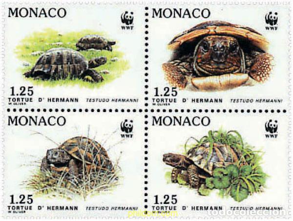 Sellos: 5383 MNH MONACO 1991 PROTECCION DE LA NATURALEZA