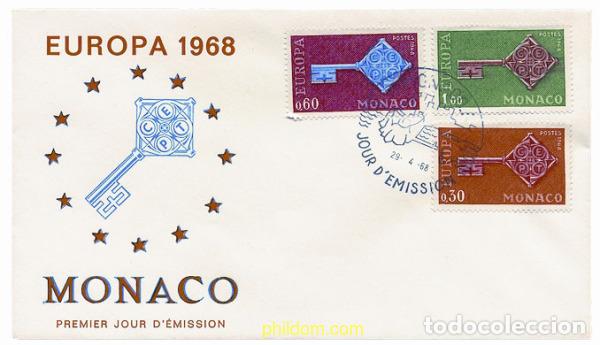 Sellos: 23600 MNH MONACO 1968 EUROPA CEPT 1968 - LLAVE DORADA