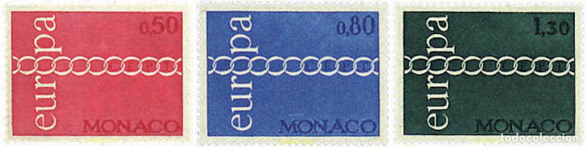 Timbres: 62200 MNH MONACO 1971 EUROPA CEPT. FRATERNIDAD Y COOPERACION