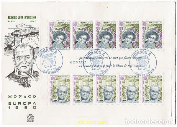 Sellos: 23885 MNH MONACO 1980 EUROPA CEPT. GENTE FAMOSA