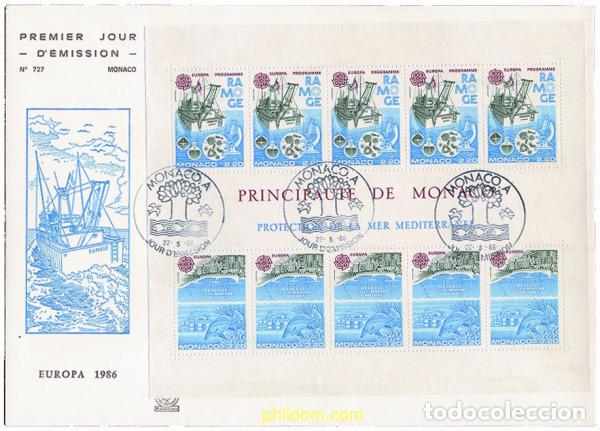 Sellos: 24092 MNH MONACO 1986 EUROPA CEPT. PATRIMONIO ARTISTICO Y NATURAL