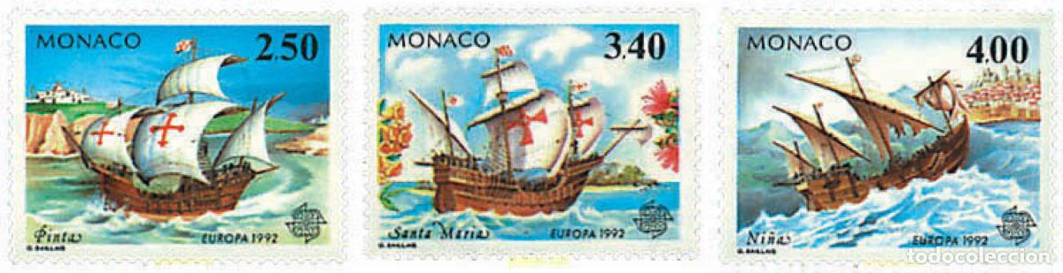 Briefmarken: 79063 MNH MONACO 1992 EUROPA CEPT. 500 ANIVERSARIO DEL DESCUBRIMIENTO DE AMERICA