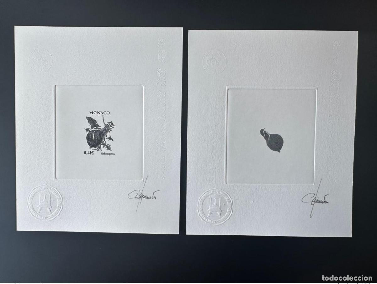 Sellos: Monaco 2002/2003 YT 2377 Caracol molusco Helix Aspersa a prueba de artista