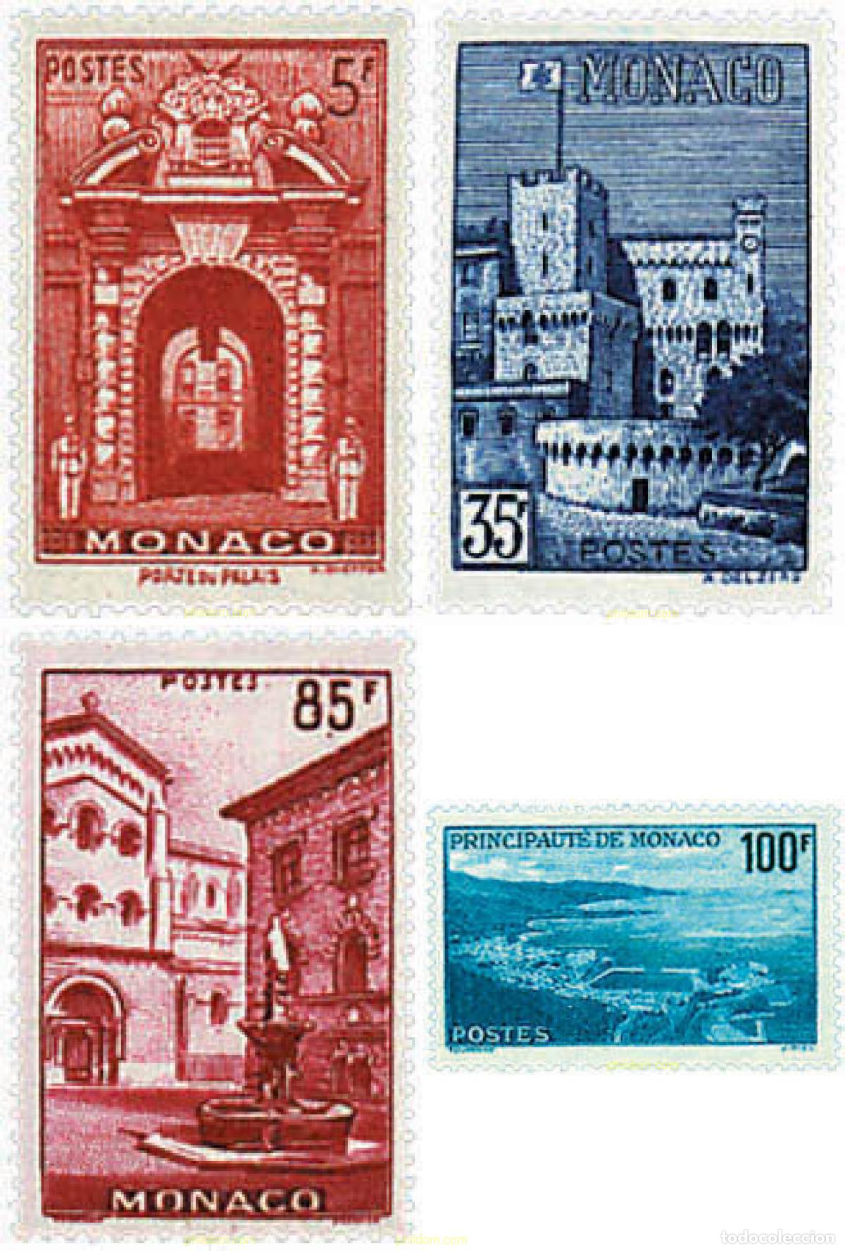 Sellos: 56012 MNH MONACO 1959 VISTAS DEL PRINCIPADO