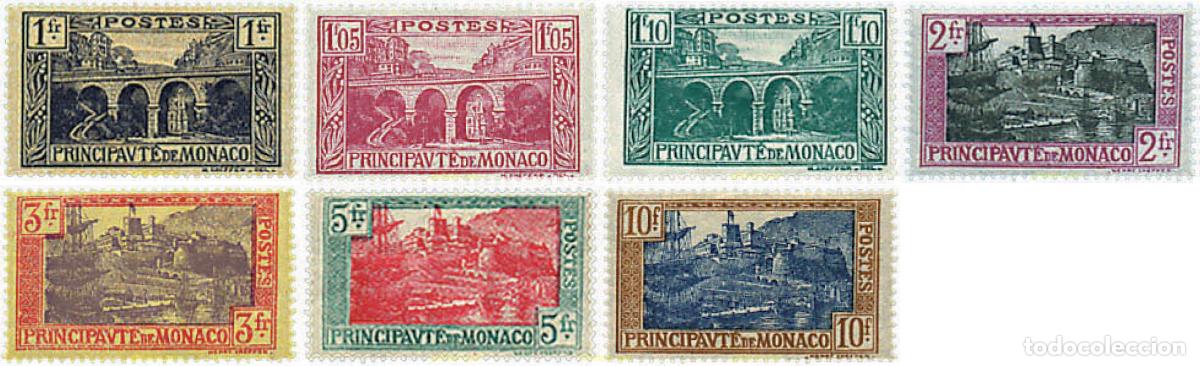Sellos: 370833 HINGED MONACO 1925 VISTAS DEL PRINCIPADO