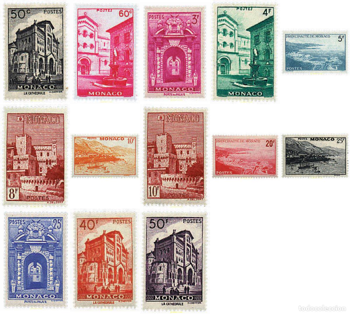 Sellos: 56086 MNH MONACO 1948 VISTAS DEL PRINCIPADO