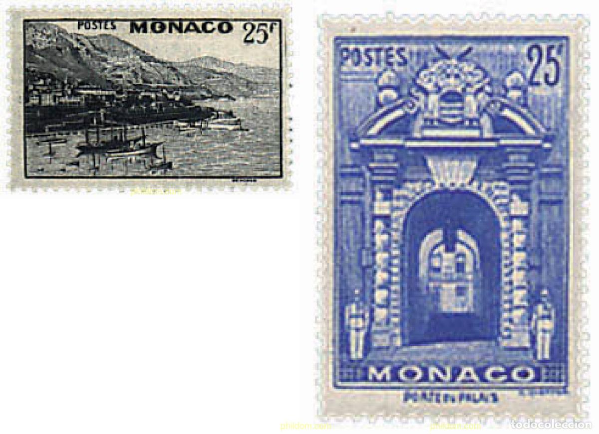 Sellos: 583797 MNH MONACO 1948 VISTAS DEL PRINCIPADO