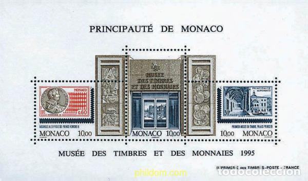 Sellos: 34847 MNH MONACO 1995 MUSEO DE LOS SELLOS Y DE LAS MONEDAS