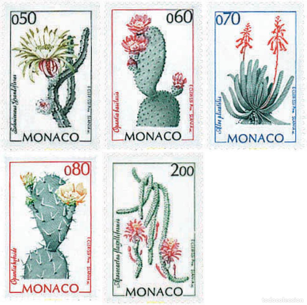 Sellos: 97039 MNH MONACO 1994 FLORES DEL JARDIN EXOTICO, H. CLERESSI