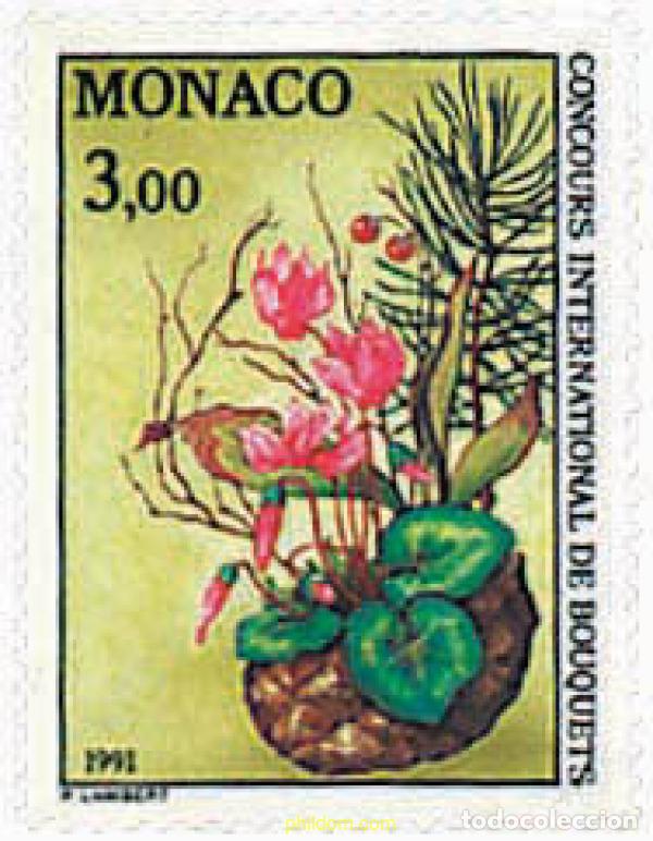 Sellos: 96978 MNH MONACO 1991 CONCURSO INTERNACIONAL DE RAMOS DE FLORES