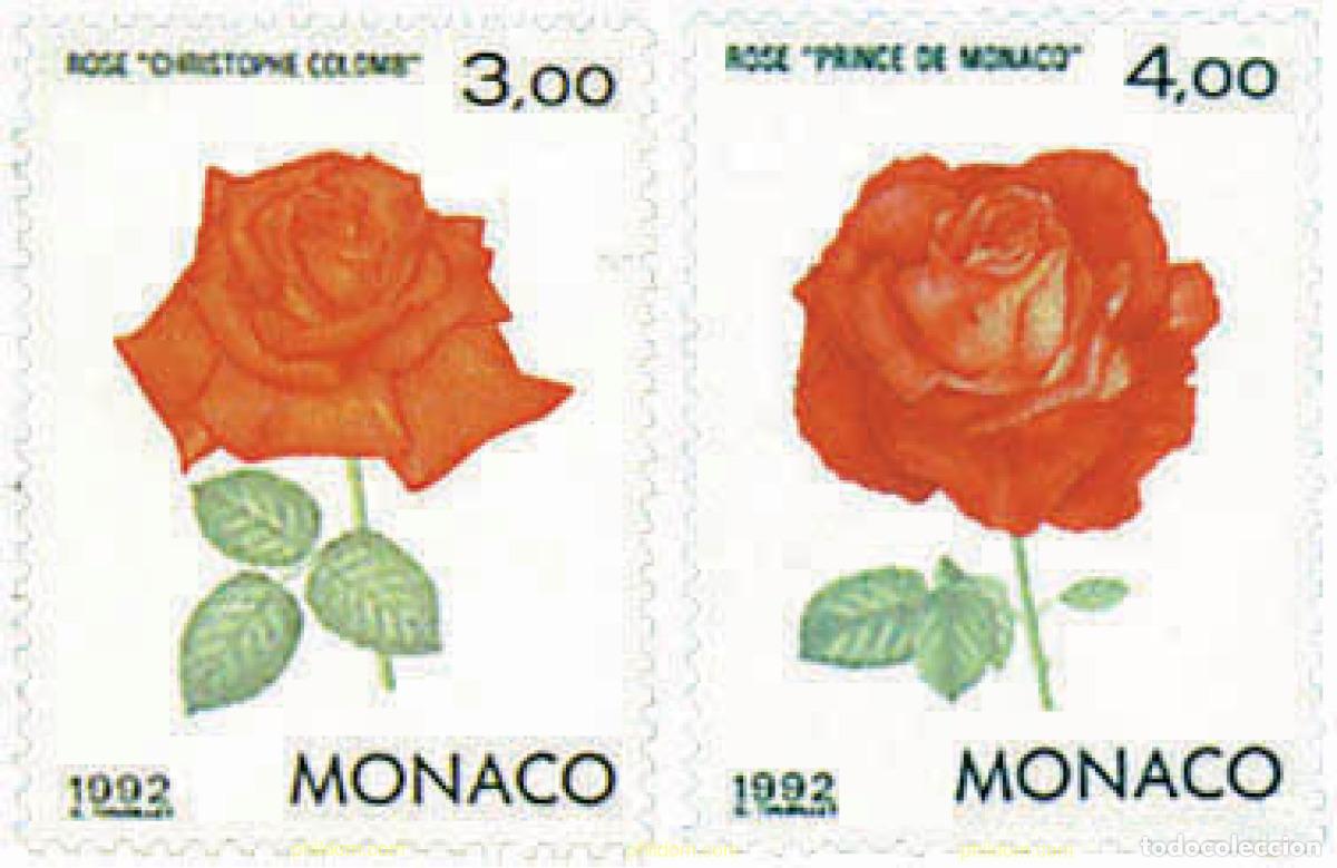 Sellos: 97011 MNH MONACO 1992 GENOVA 92. EXPOSICION FILATELICA INTERNACIONAL