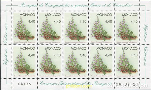 Sellos: 7618 MNH MONACO 1997 31 CONCURSO INTERNACIONAL DE RAMOS DE FLORES