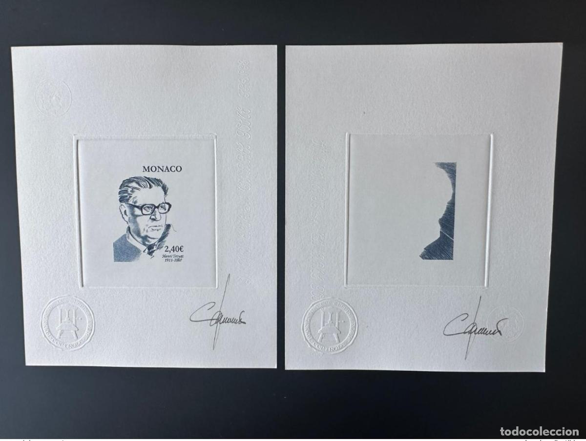 Timbres: M&oacute;naco 2011 YT 2802 Prueba de artista: Henri Troyat escritor
