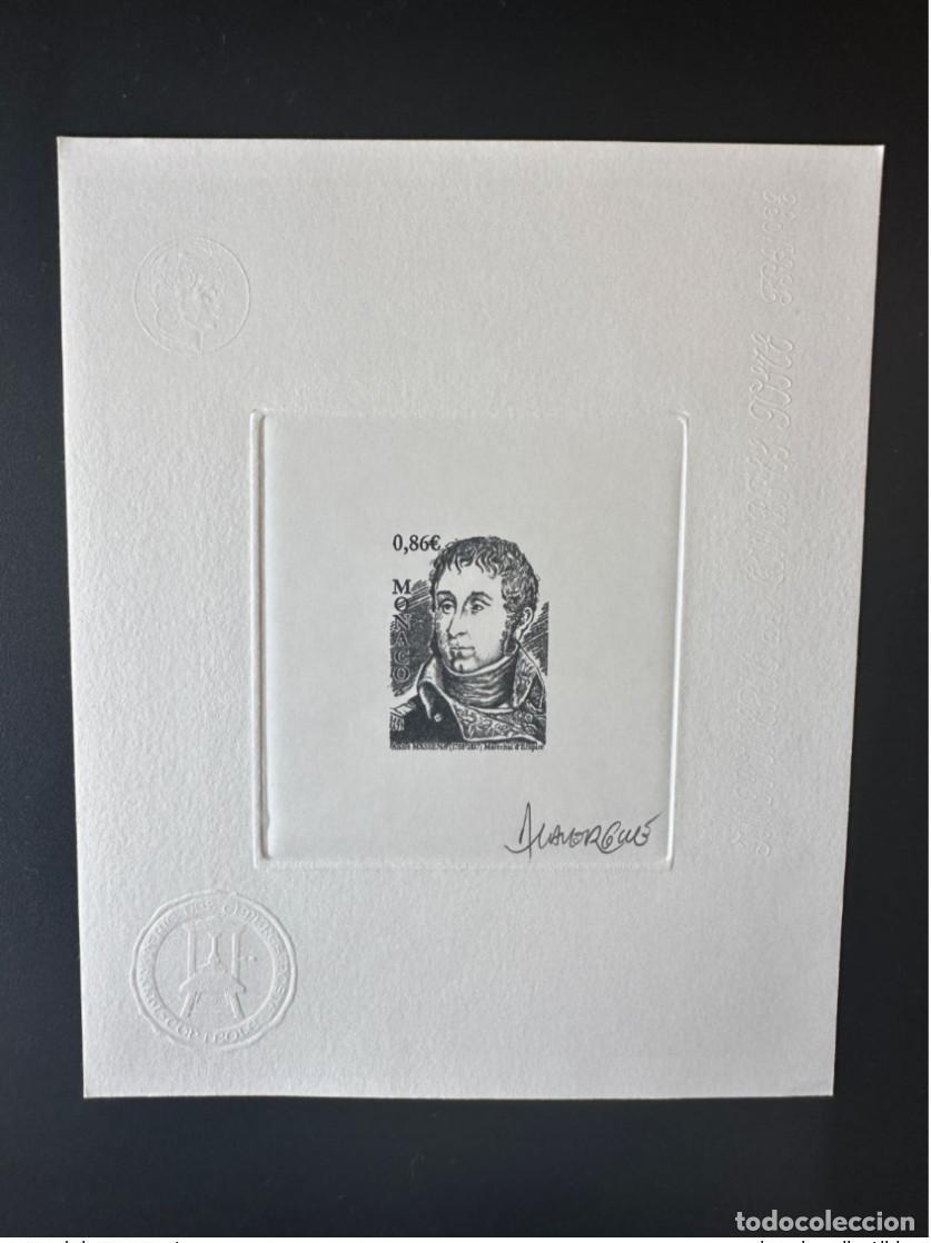 Timbres: Monaco 2008 YT 2617 Prueba de artista Andr&eacute; Massena Mar&eacute;chal d'Empire