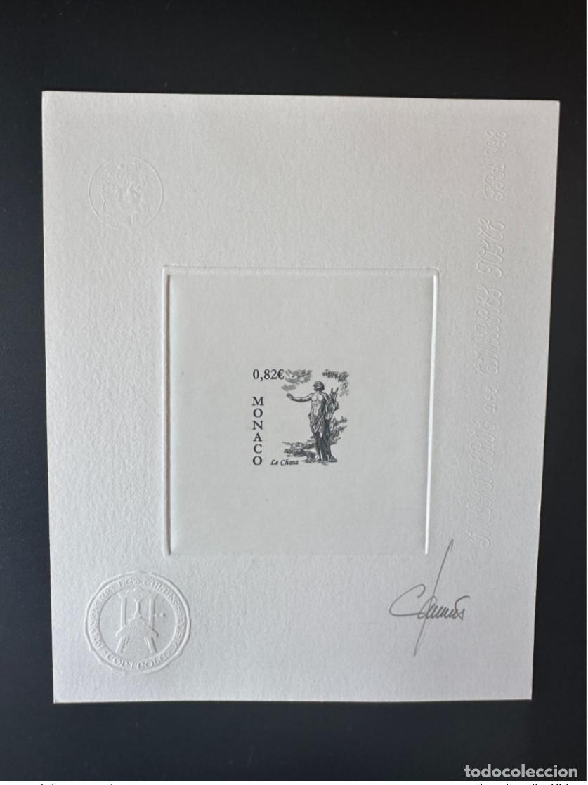 Timbres: M&oacute;naco 2005 YT 2508 Prueba art&iacute;stica Restauraci&oacute;n de la sala Garnier Le Chant