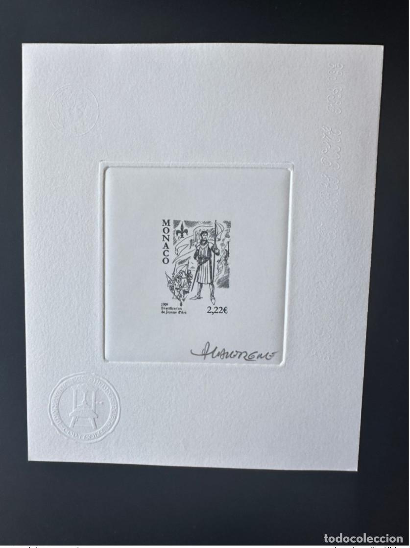 Timbres: M&oacute;naco 2009 YT 2663 Prueba art&iacute;stica Beatificaci&oacute;n Juana de Arco