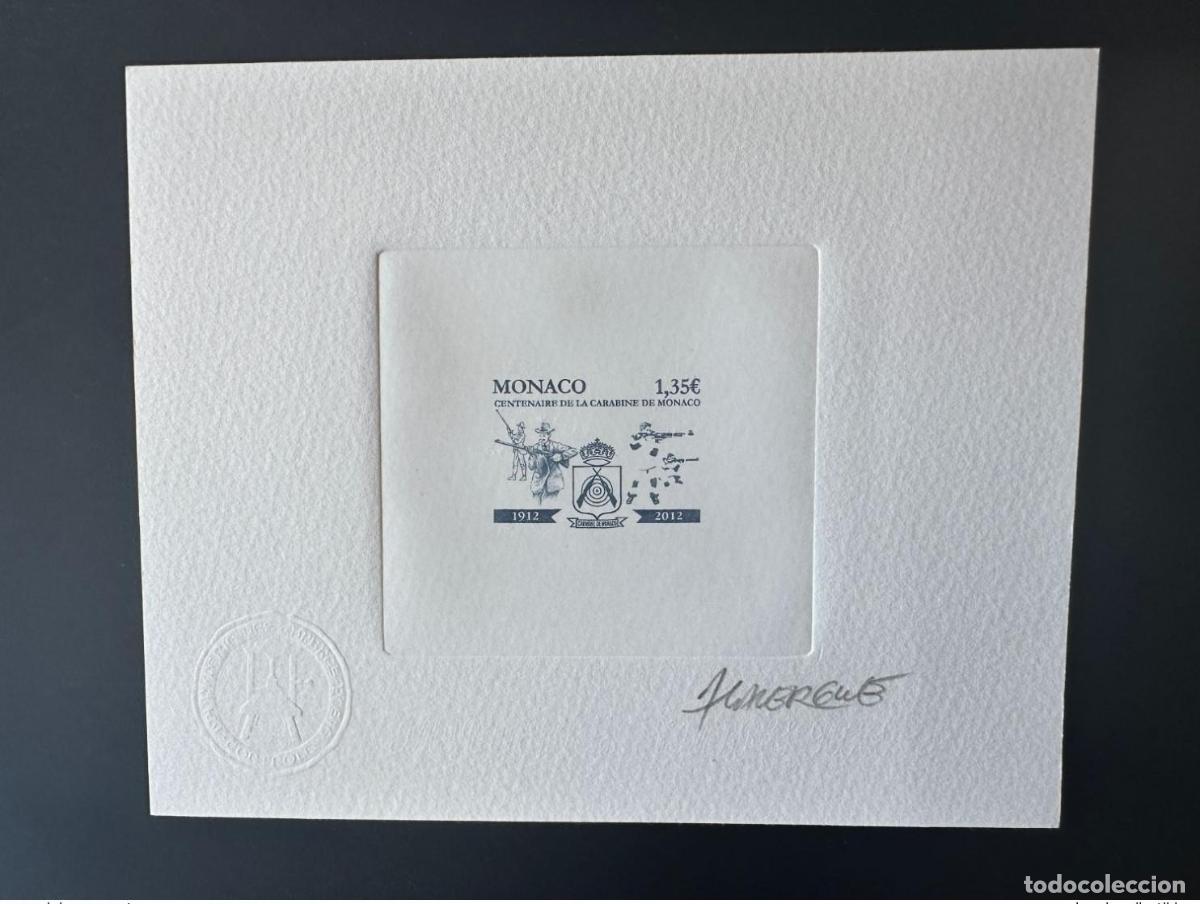 Stamps: Monaco 2012 YT 2818 Arma Carabina 1912 azul