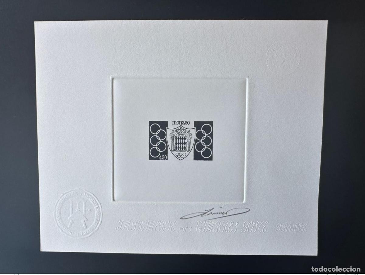 Stamps: M&oacute;naco 1993 YT 1896 Prueba art&iacute;stica | Comit&eacute; Ol&iacute;mpico Internacional COI JO