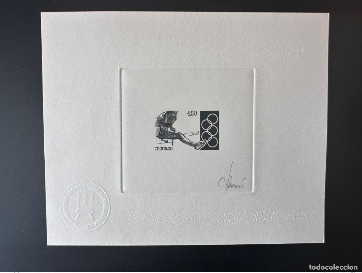 Stamps: M&oacute;naco 1993 YT 1900 Carrera del Comit&eacute; Ol&iacute;mpico Internacional (COI) a prueba de artistas