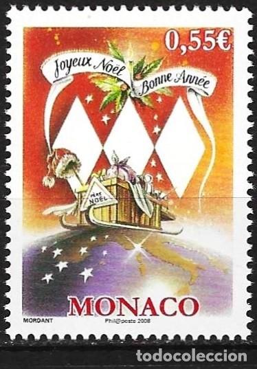 Sellos: Monaco 2008 - Mi 2908 - YT 2650 - Navidad - MNH**