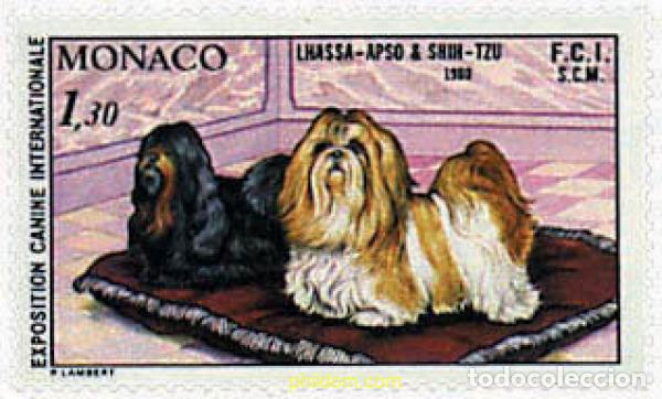 Sellos: 76909 MNH MONACO 1980 EXPOSICION CANINA INTERNACIONAL
