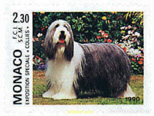 Sellos: 51030 MNH MONACO 1990 EXPOSICION CANINA