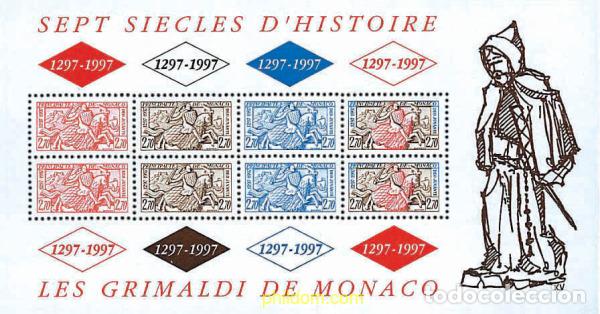 Sellos: 32984 MNH MONACO 1997 700 ANIVERSARIO DE LA DINASTIA GRIMALDI