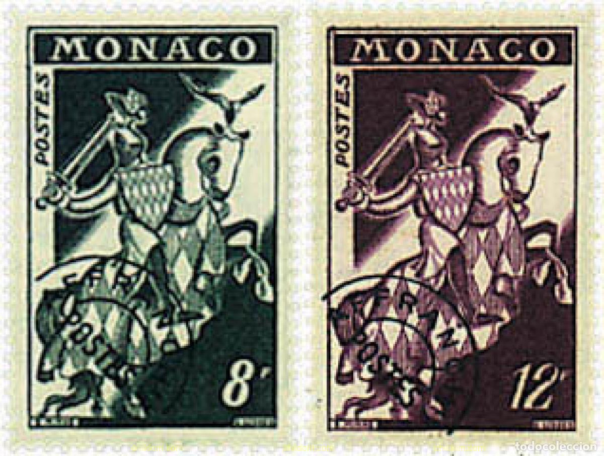 Sellos: 227632 MNH MONACO 1954 SELLO DEL PRINCIPE